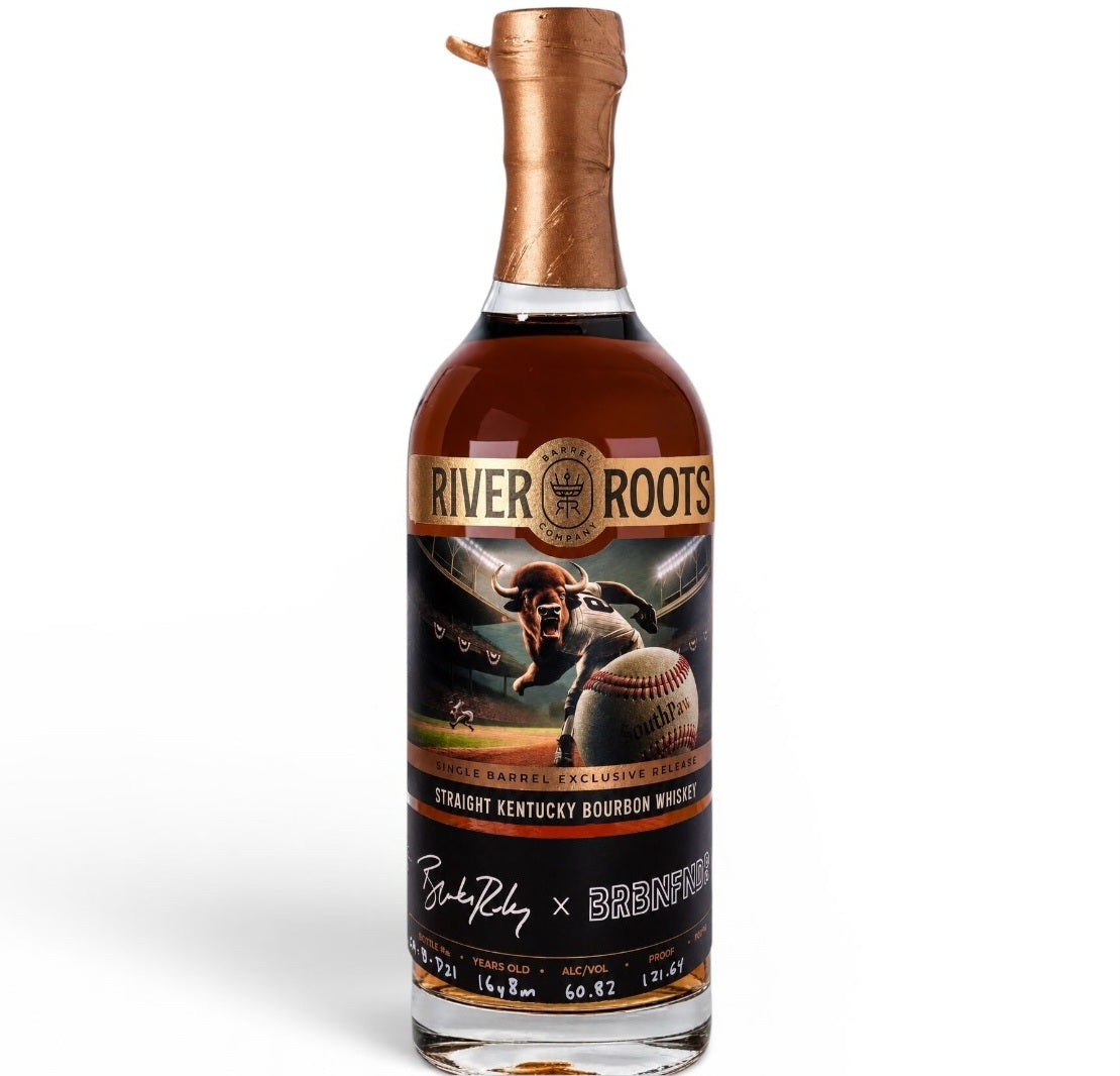 River Roots "Southpaw" 16yr 8m Kentucky Straight Bourbon Whiskey (Super Short Barrel)